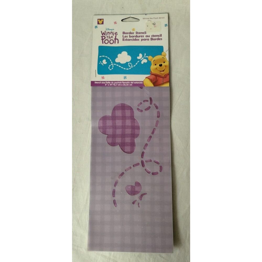 Disney's Winnie The Pooh Border Stencil By Plaid 60101 (5"×14")